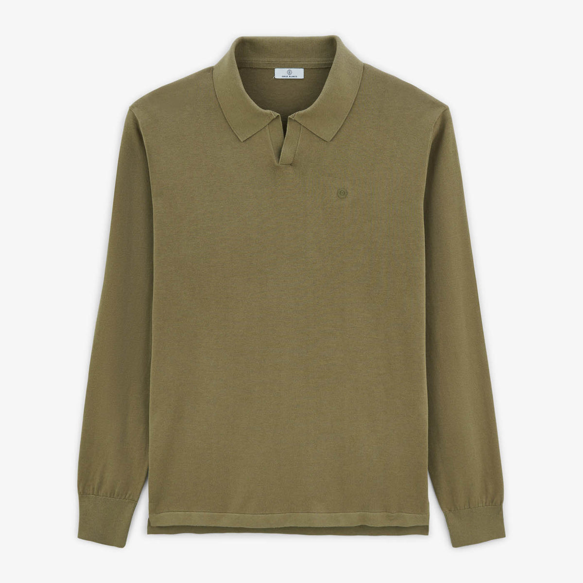 Malo teck polo neck sweater