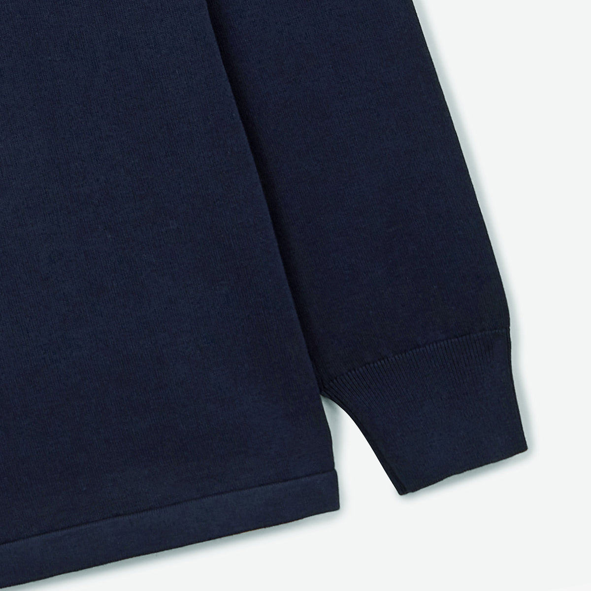 Malo midnight blue polo neck sweater