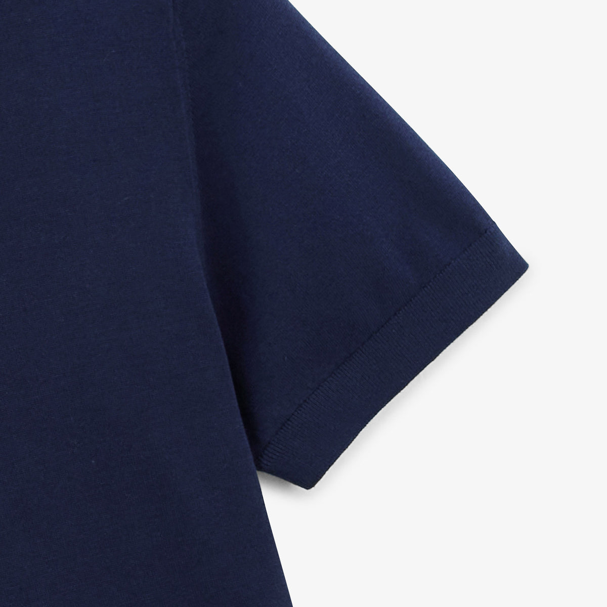 Marvin midnight blue polo neck sweater