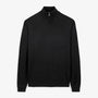 Pull Marvine essentiel col zippé noir