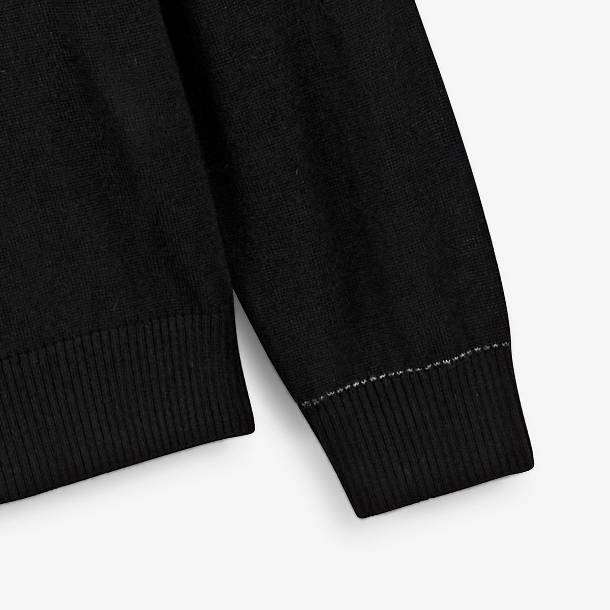 Pull Marvine essentiel col zippé noir