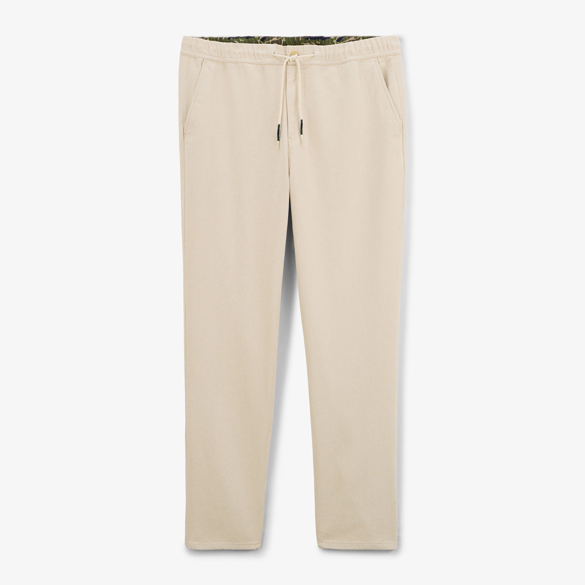 Pantalon 549 regular confort élastiqué en twill de coton écru homme SERGE BLANCO
