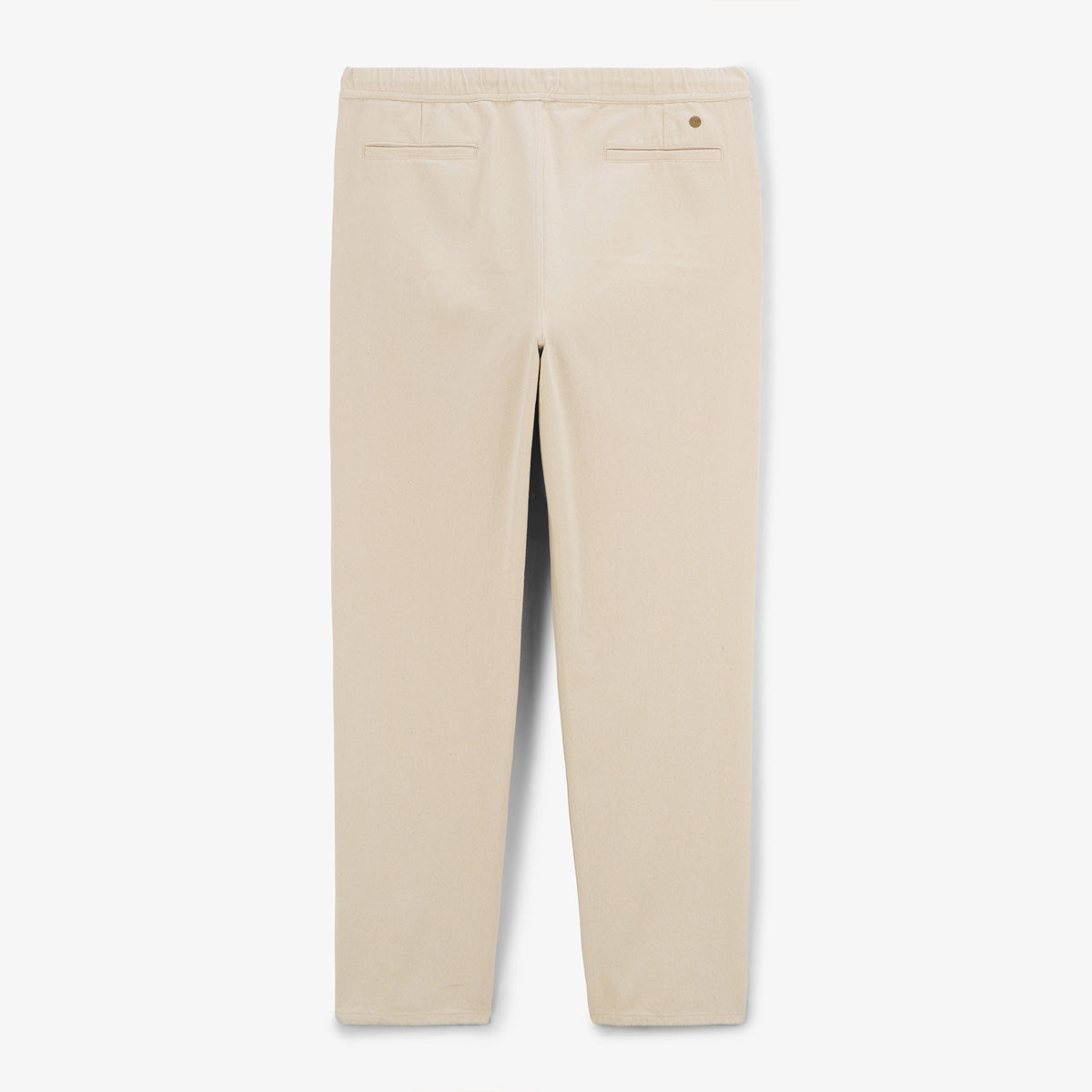 Pantalon 549 regular confort élastiqué en twill de coton écru homme SERGE BLANCO