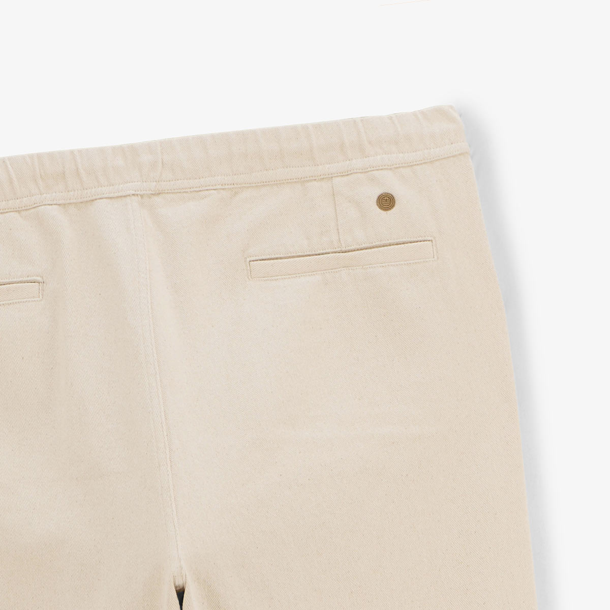 Pantalon 549 regular confort élastiqué en twill de coton écru homme SERGE BLANCO