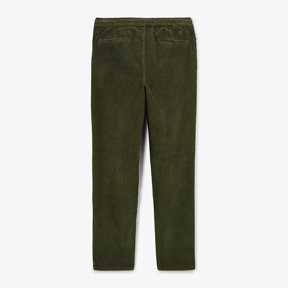Pantalon 549 regular confort élastiqué vert anglais en velours homme SERGE BLANCO