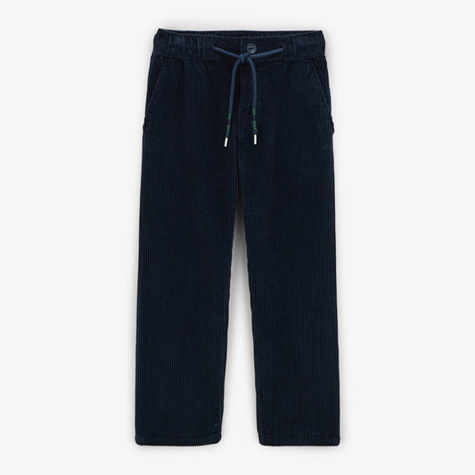 Pantalon 549 regular taille élastiquée confort garçon bleu dark navy SERGE BLANCO 