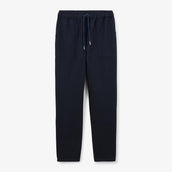 Pantalon 550 en coton coupe large élastique bleu marine