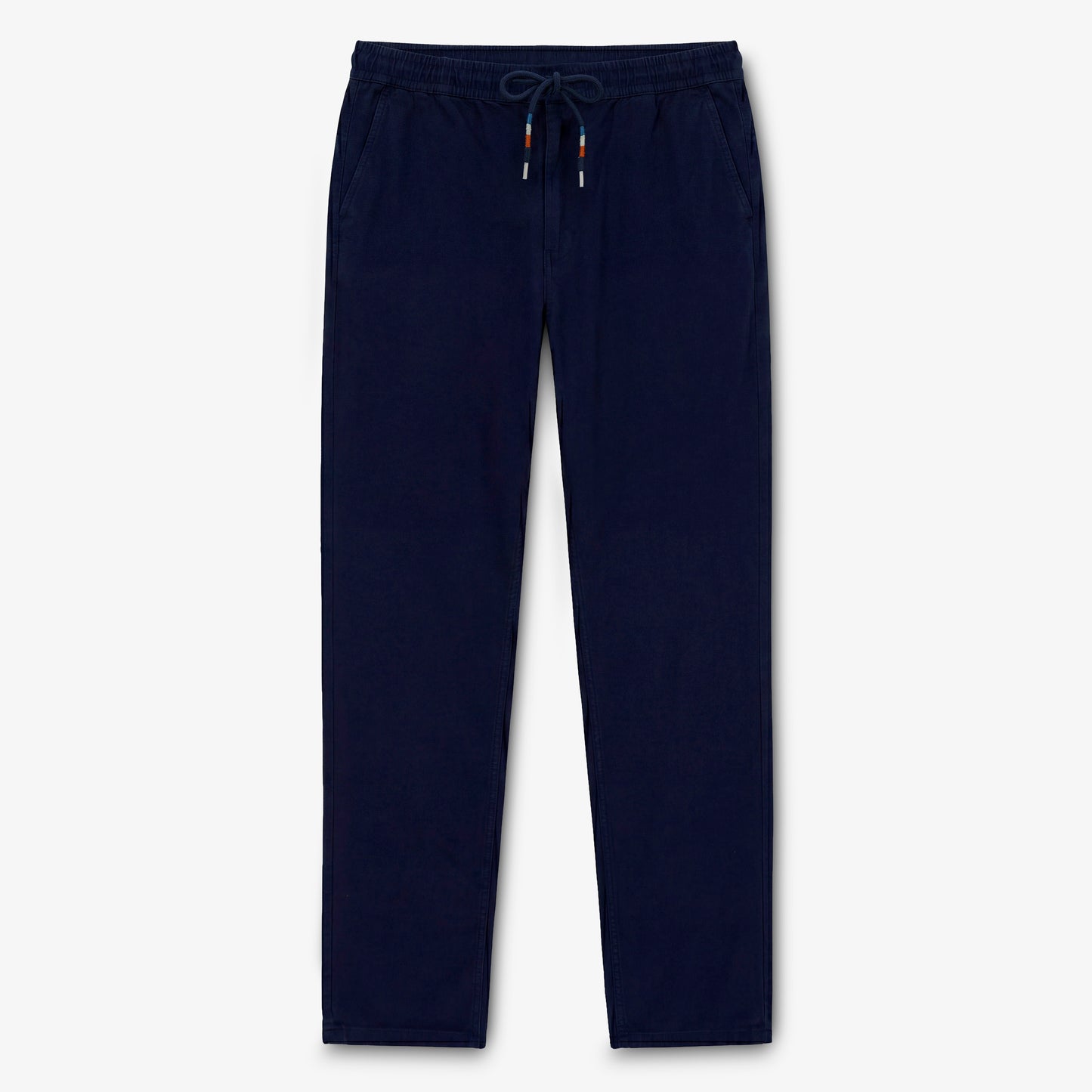 Pantalon 557 en coton taille élastiquée bleu marine