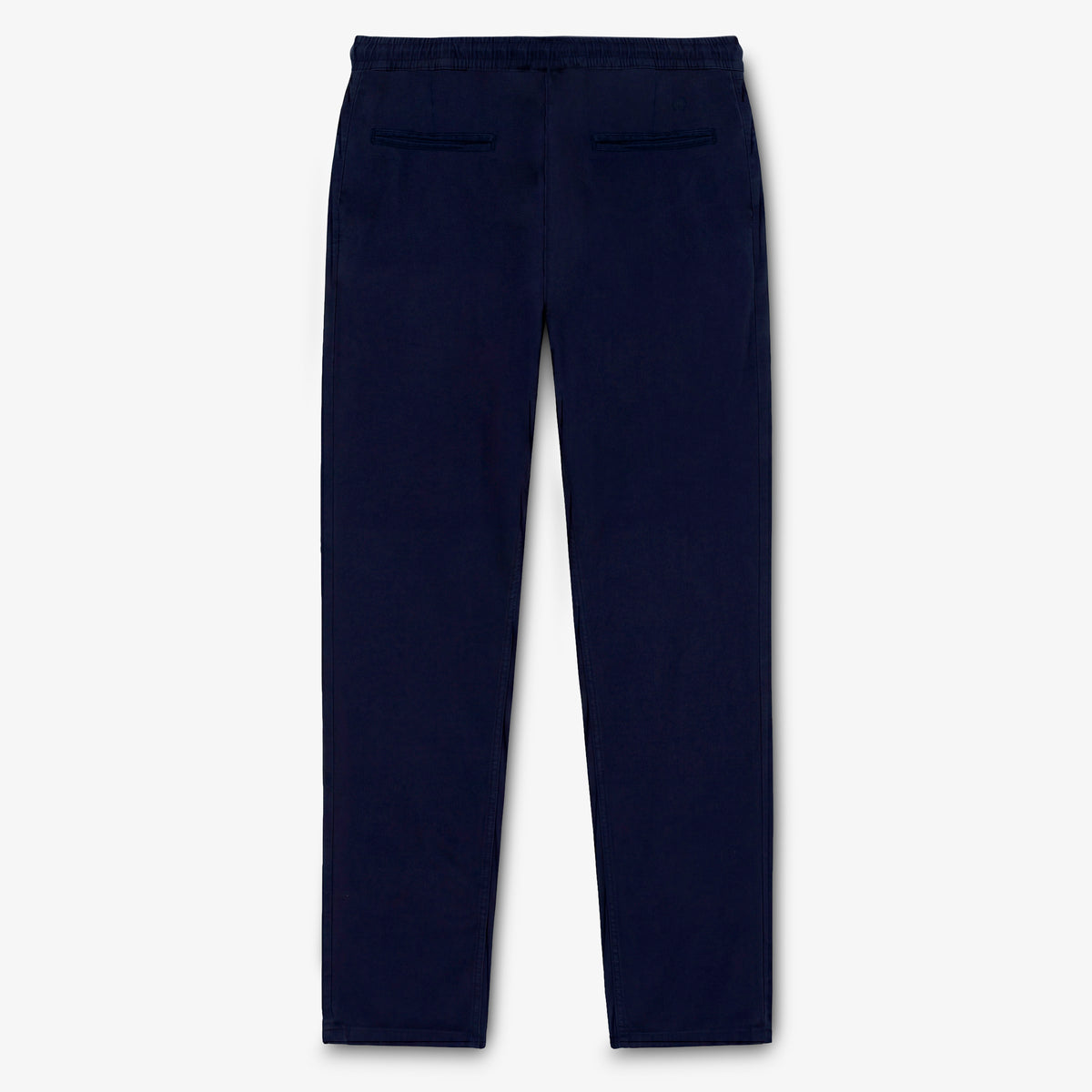 Pantalon 557 en coton taille élastiquée bleu marine