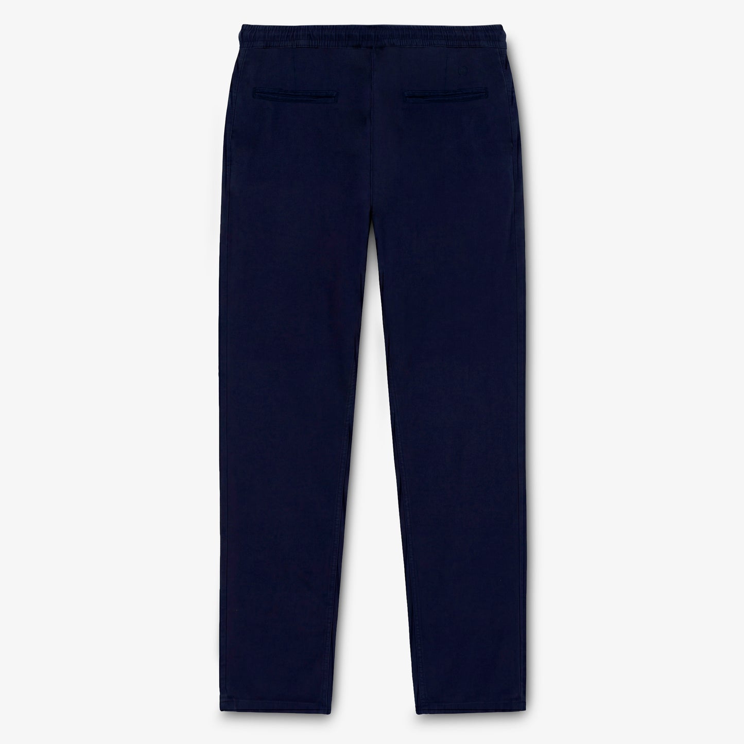 Pantalon 557 en coton taille élastiquée bleu marine