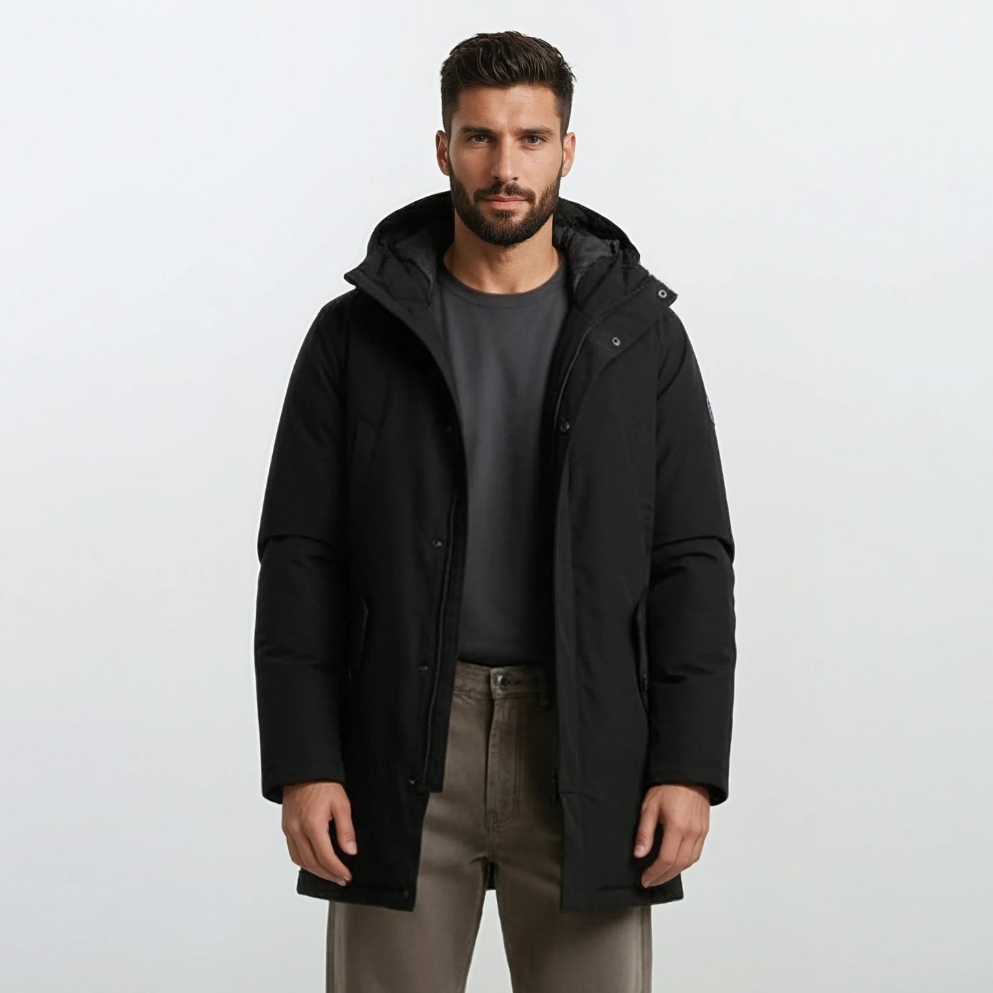 Parka Megève noire homme serge blanco