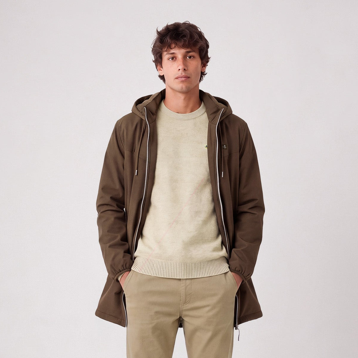 Parka Stormer déperlante doublure polaire marron brownie SBPLAY