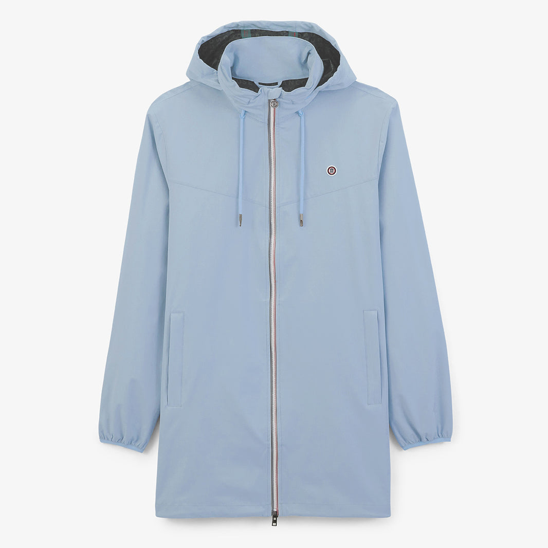 Men's Sky Blue Waterproof Stormer Parka by SERGE BLANCO