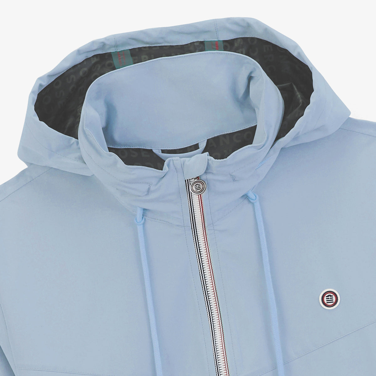 Parka Stormer impermeable bleu ciel HOMME SERGE BLANCO