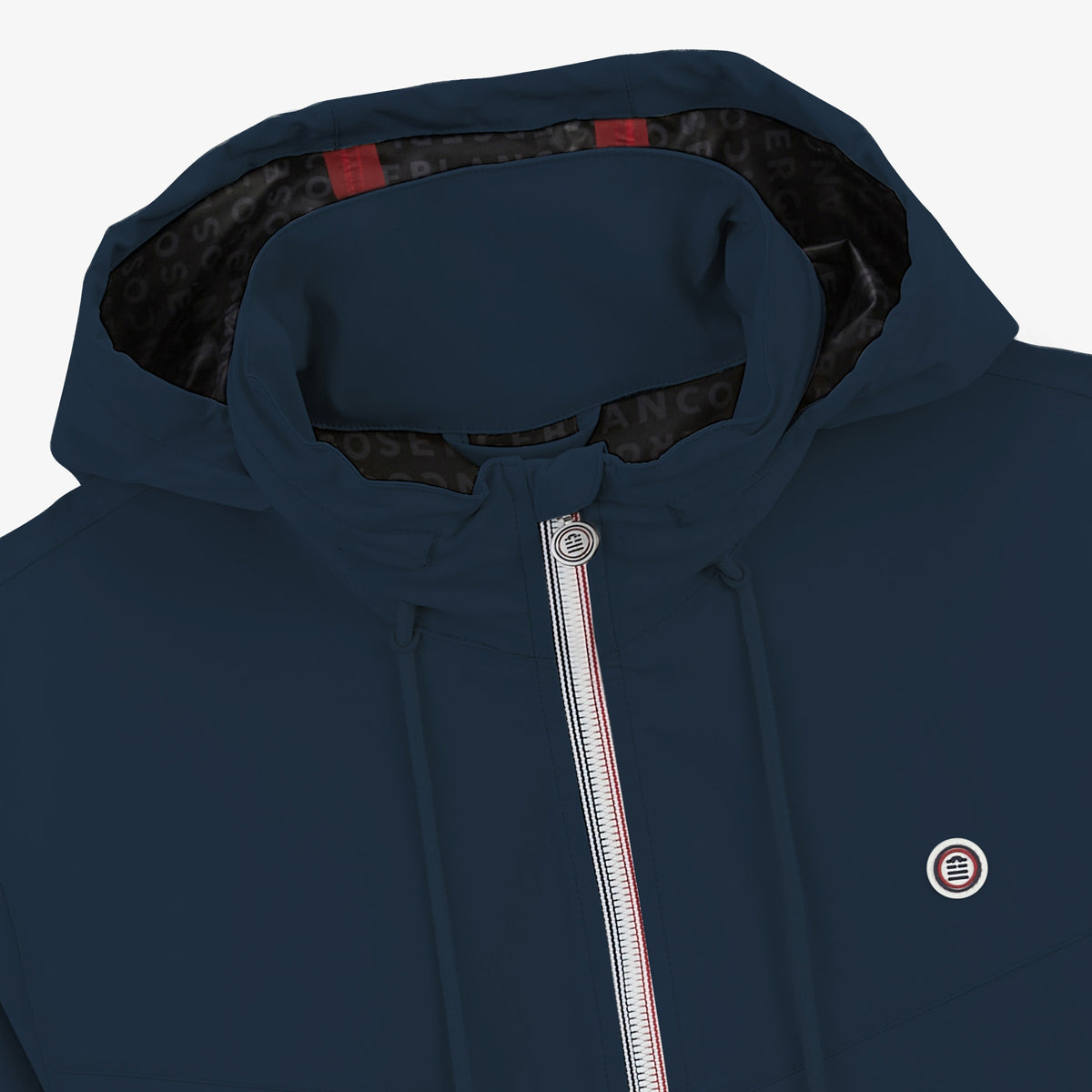 Parka Stormer impermeable bleu marine HOMME SERGE BLANCO