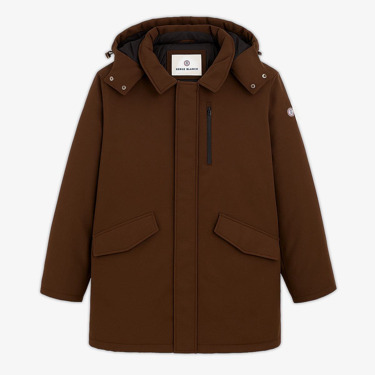 Parka hiver Lario marron chocolat homme serge blanco