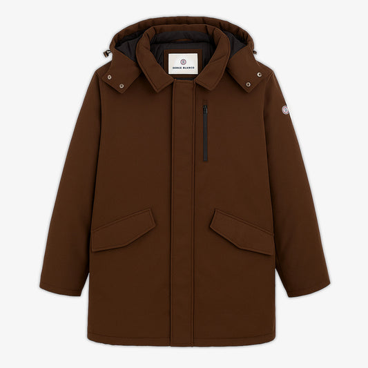 Parka hiver Lario marron chocolat homme serge blanco