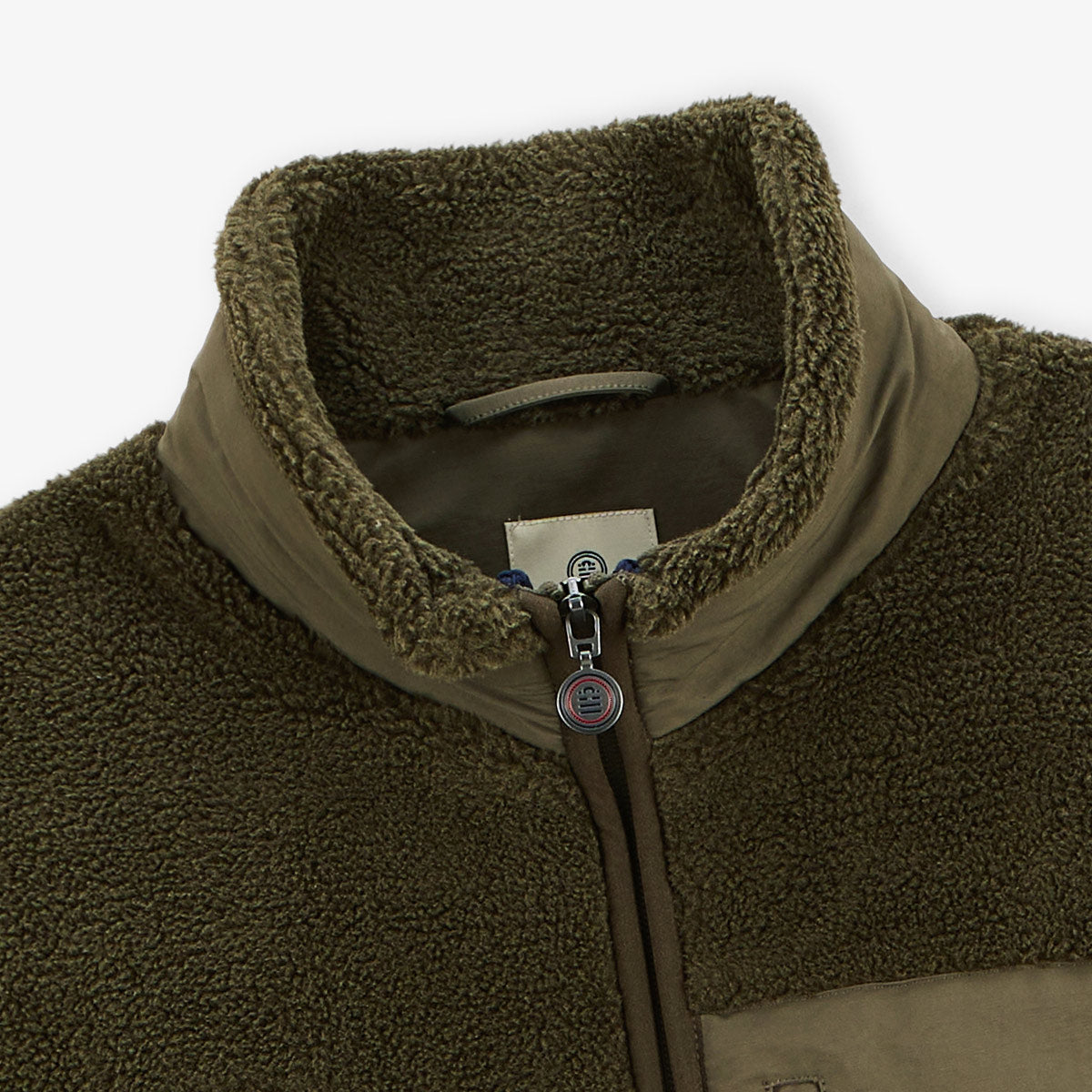 Polaire sans manches vert militaire Montréal homme SERGE BLANCO