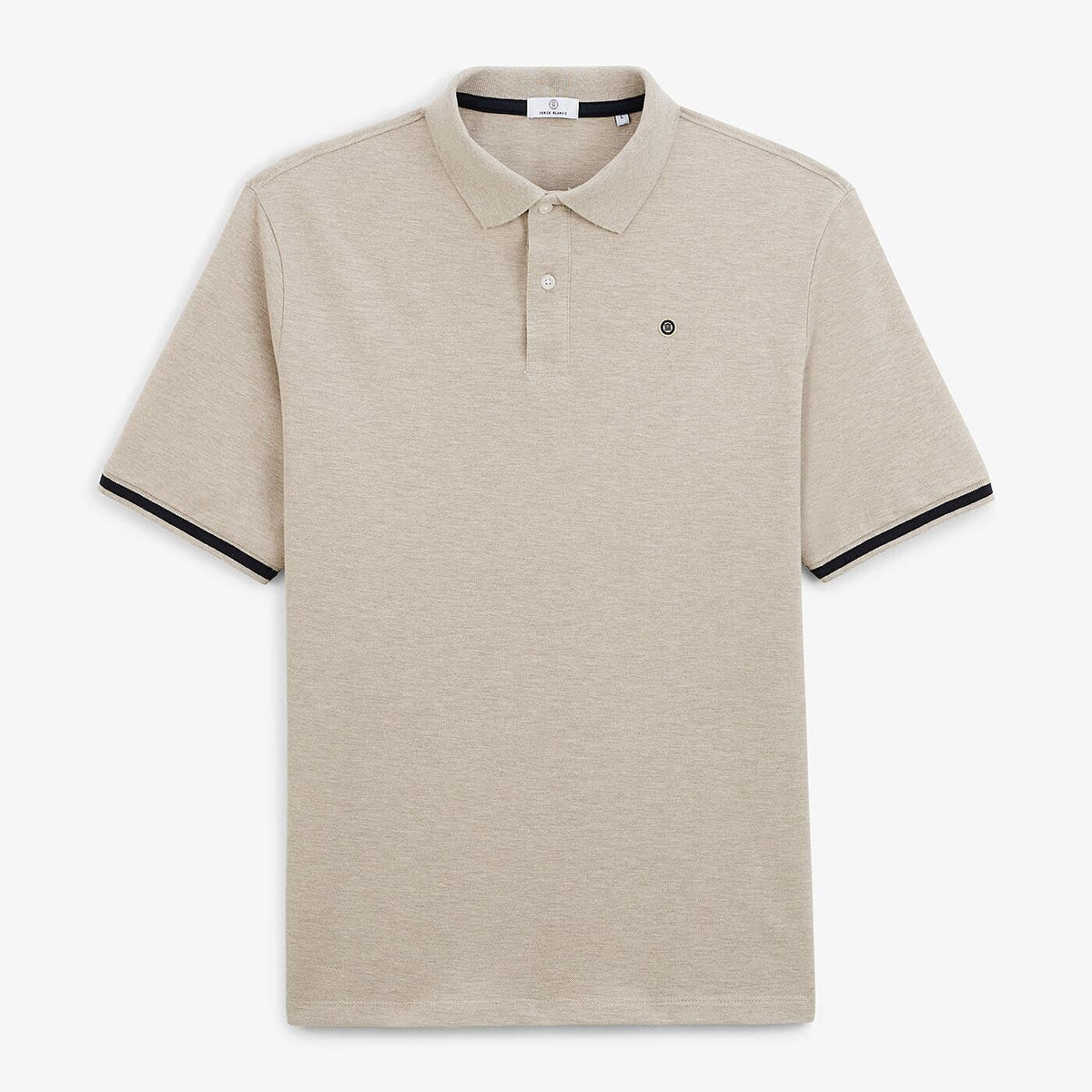 Polo Lewis beige chiné