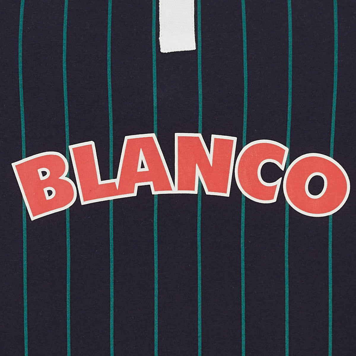 Kurzärmeliges Polohemd aus Baumwolljersey mit marineblauen und grünen Streifen HERREN SERGE BLANCO