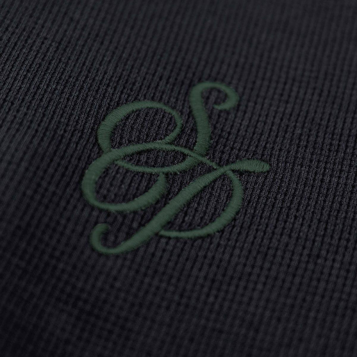 Polo manches courtes gaufré noir Section Paloise homme serge blanco