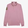 Polo manches longues 15 en coton rose Lounes homme serge blanco