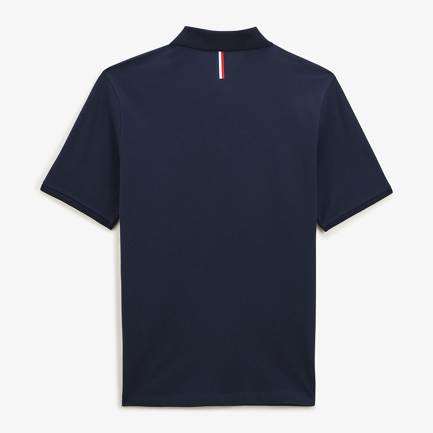 Polo piqué Lucas bleu navy en coton homme serge blanco