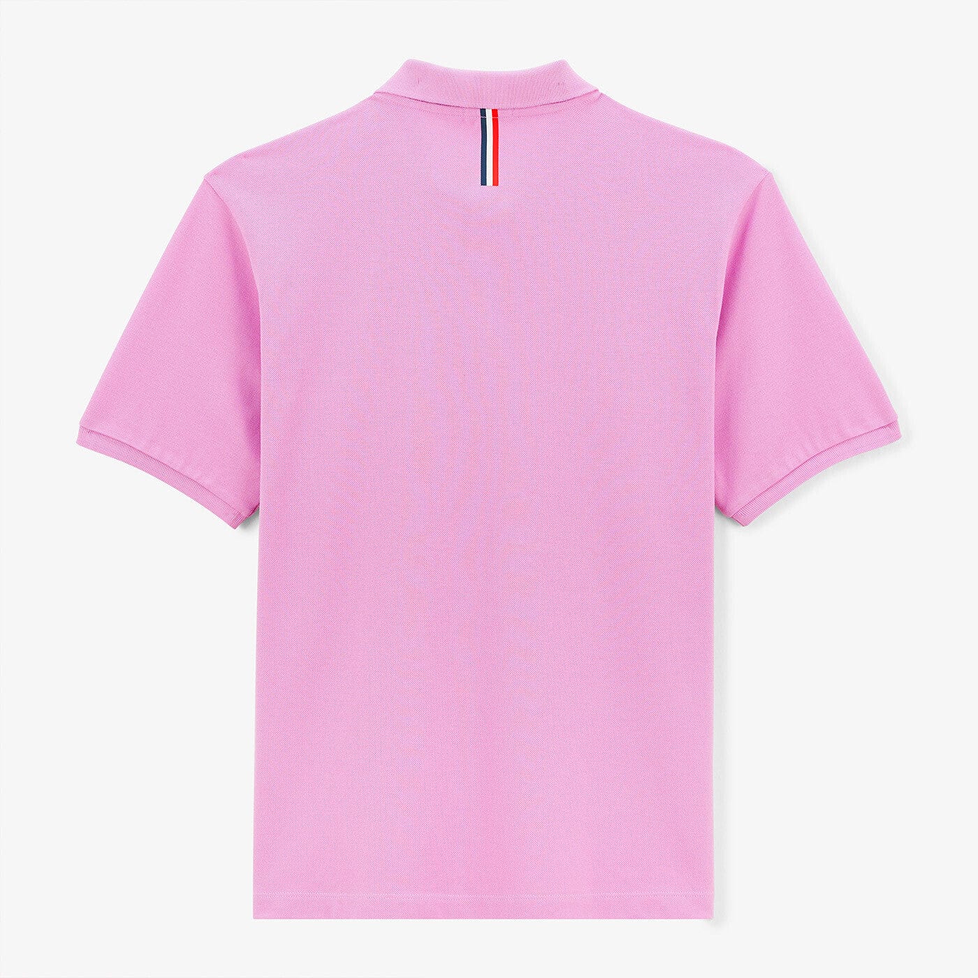 Polo piqué Lucas rose homme serge blanco