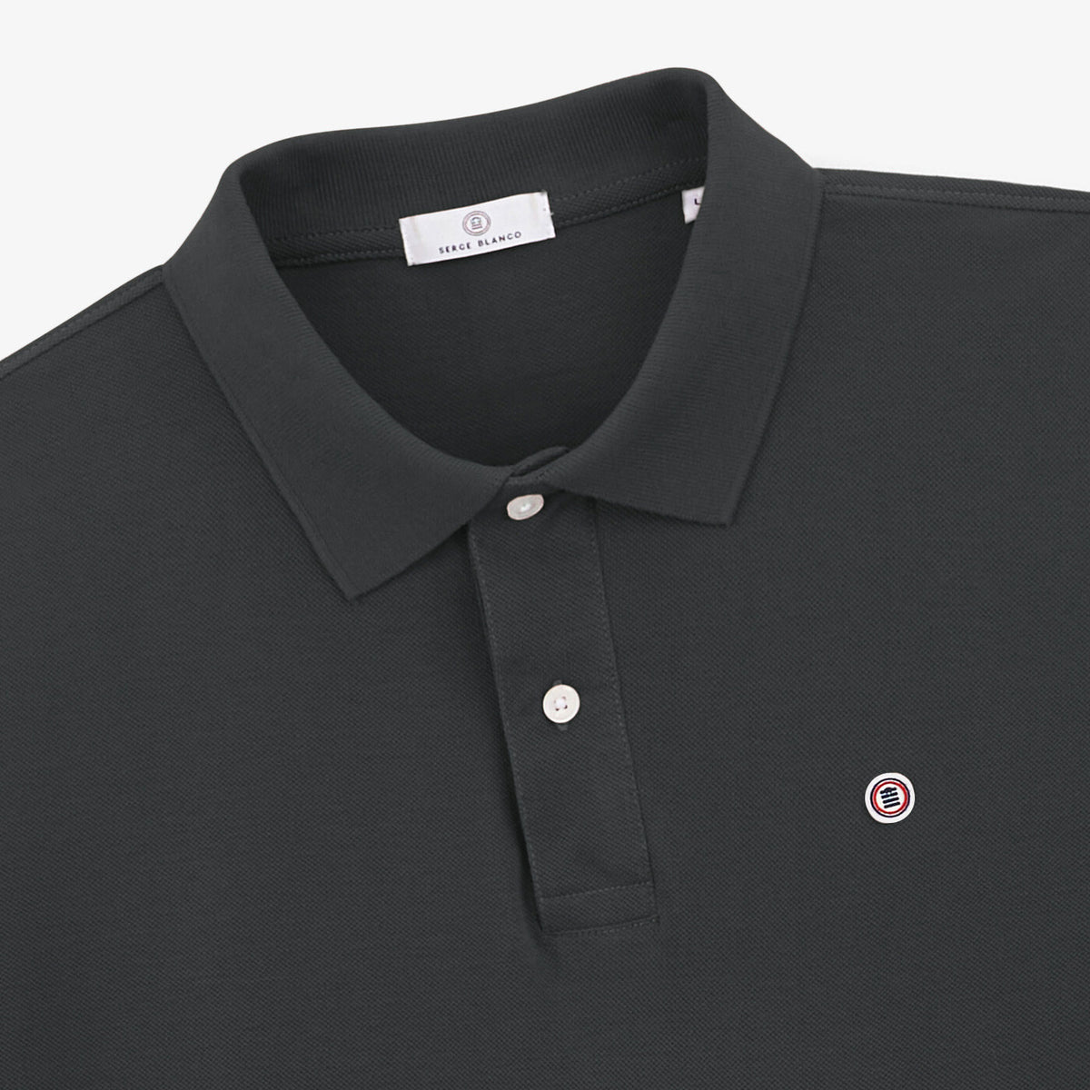 Polo piqué Lucas anthracite