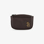 Porte-monnaie en cuir avec zip et logo en metal homme SERGE BLANCO
