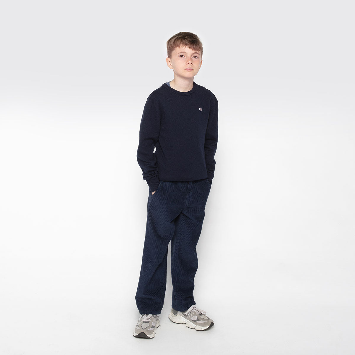 Pull Junior Coton Et Laine Bleu Dark Navy Maximus SERGE BLANCO