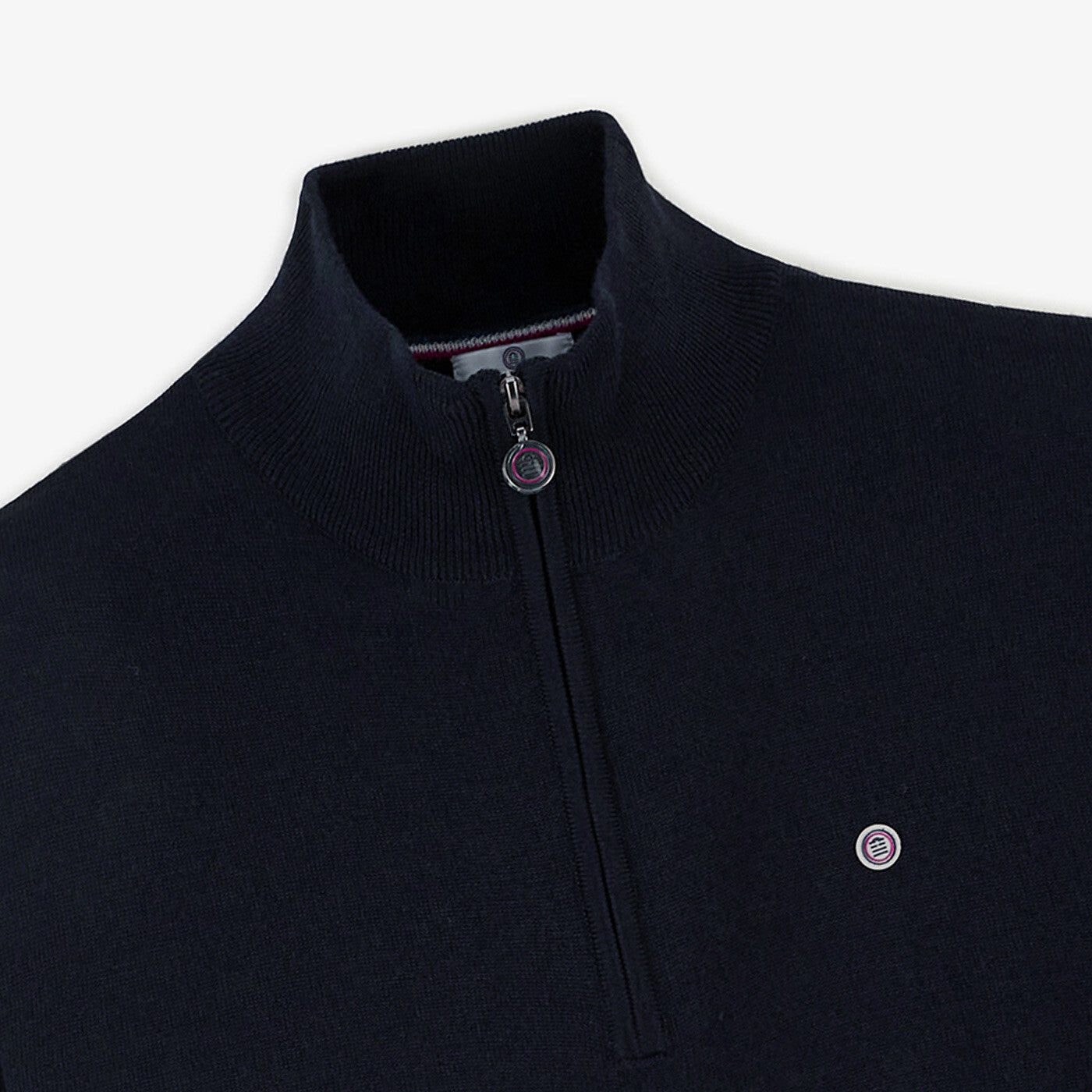 Pull Michelin dark navy