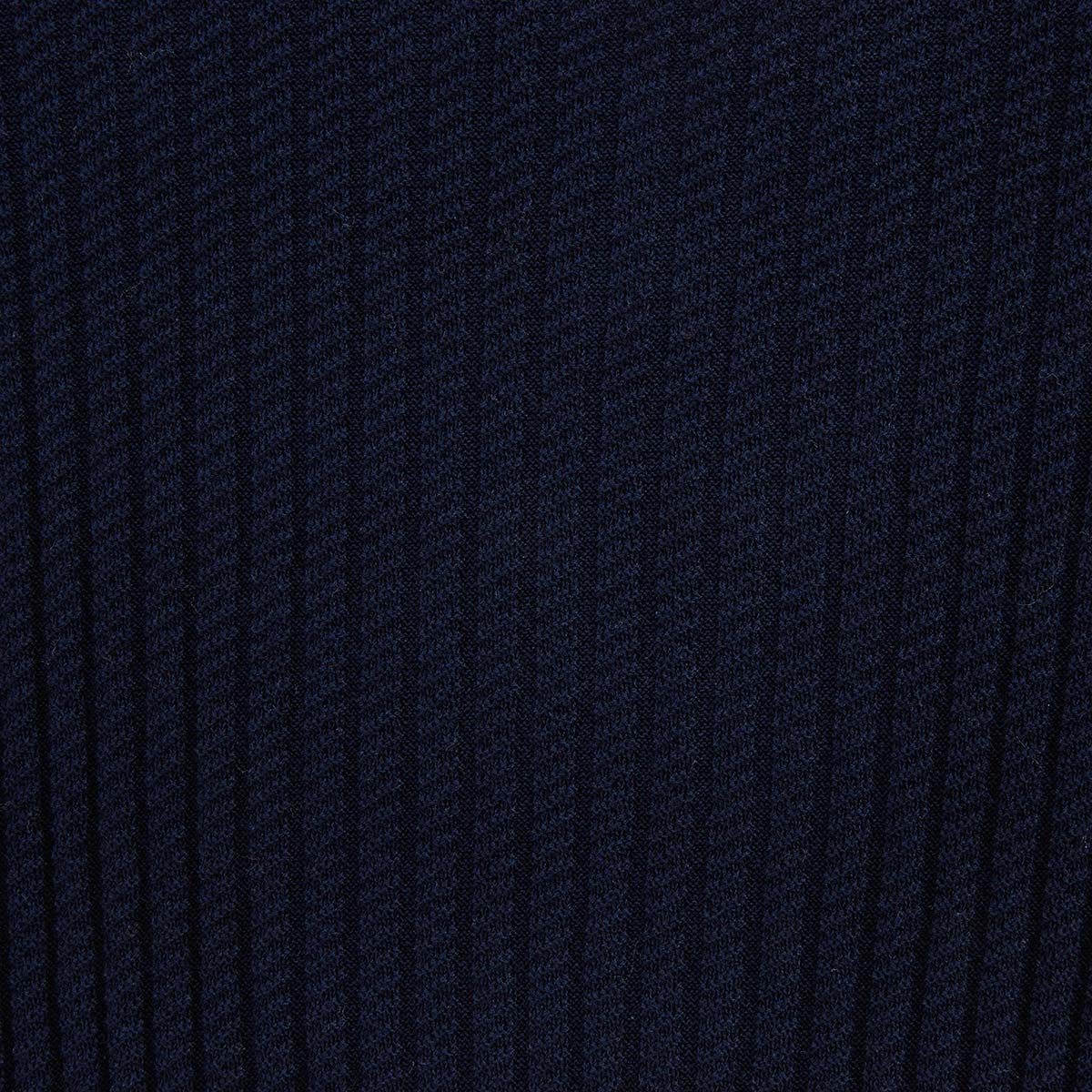 Pull Milan a col polo en coton et lin bleu marine HOMME SERGE BLANCO