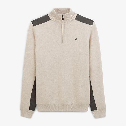 Pull Mino beige chiné