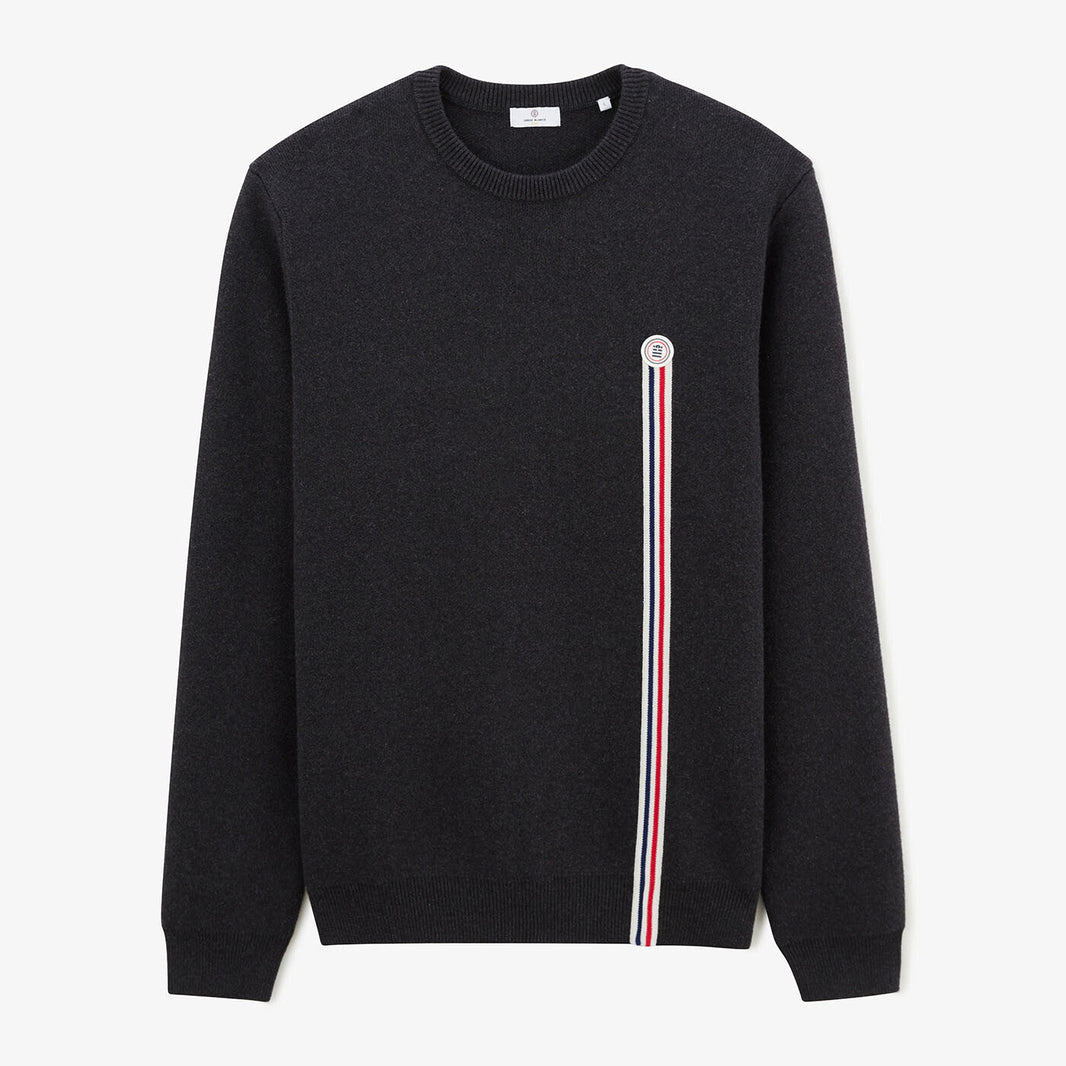 Miron-trui met ronde hals, antraciet