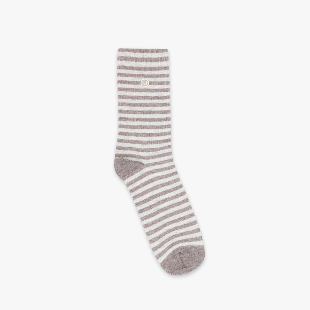 Pack of 3 pairs of solid black and blue socks and beige striped socks