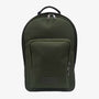Sac à dos en cuir et toile canvas vert olive foncé Seattle