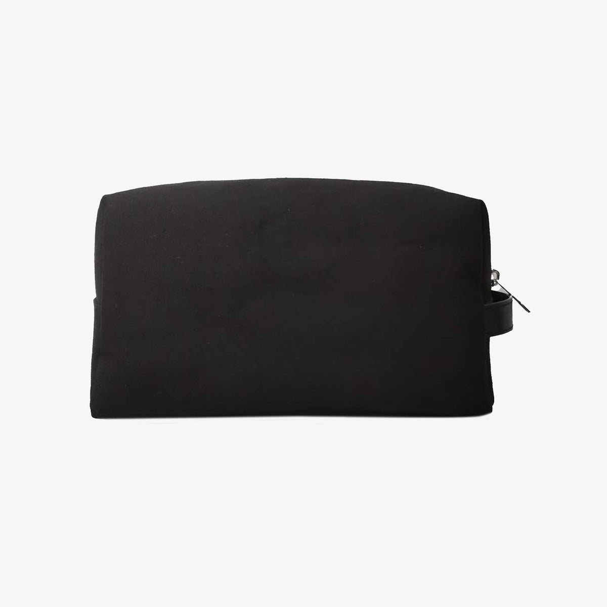 Trousse de toilette en cuir et toile canvas noir Seattle