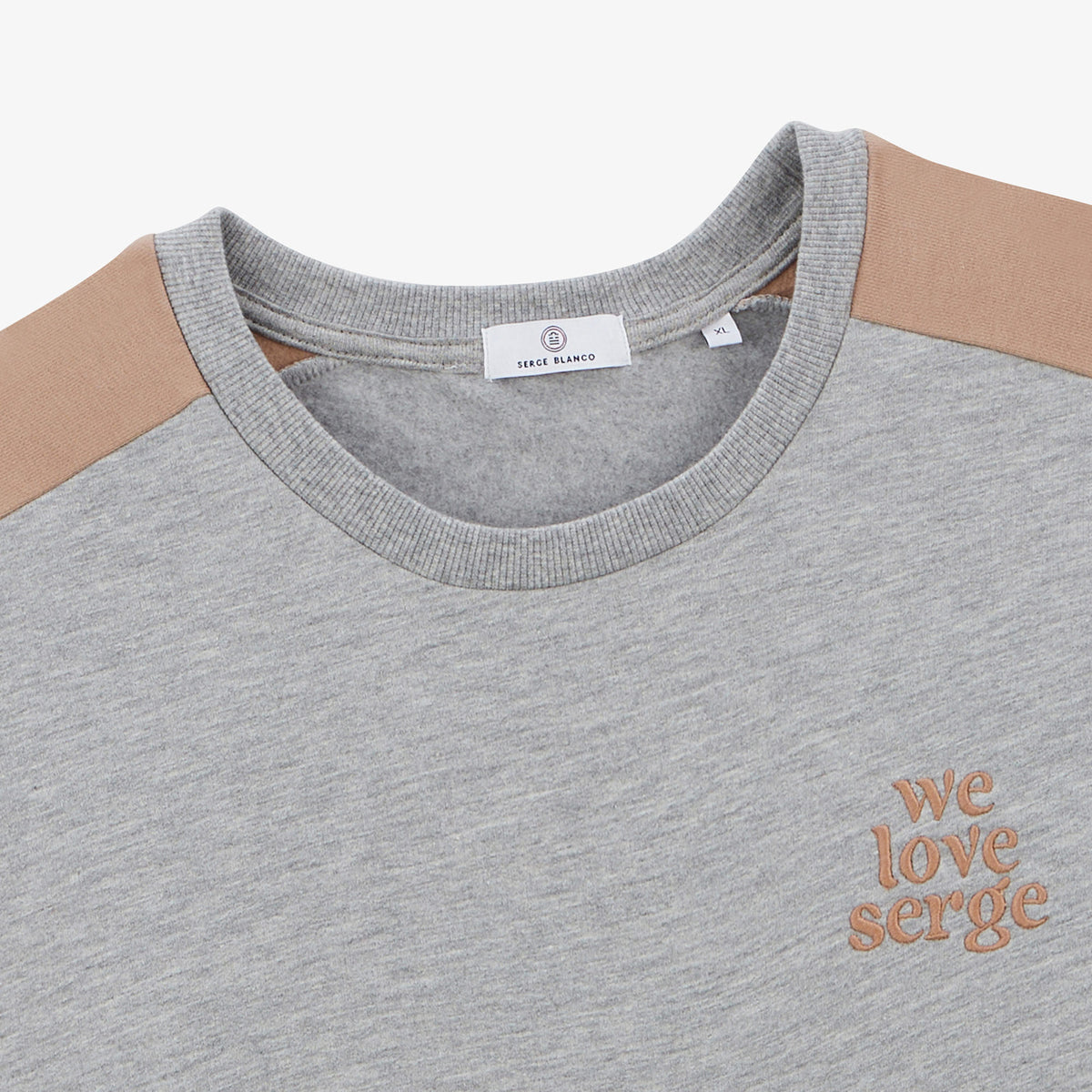 Sweat WE LOVE SERGE gris