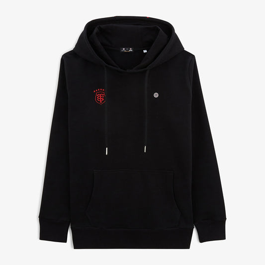 Sudadera con capucha Stade Toulousain negra