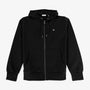 Sweat zippé à capuche Sidney en coton noir