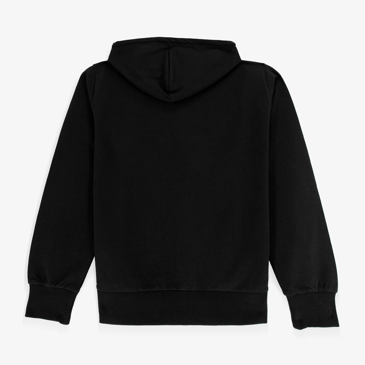 Sweat zippé à capuche Sidney en coton noir