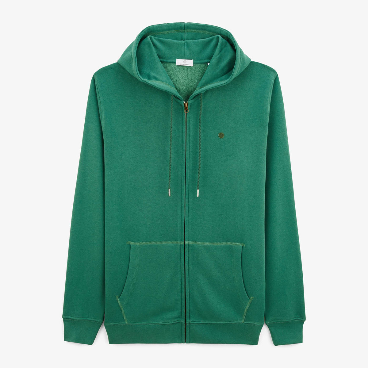 Sudadera Sylvestre menta con cremallera