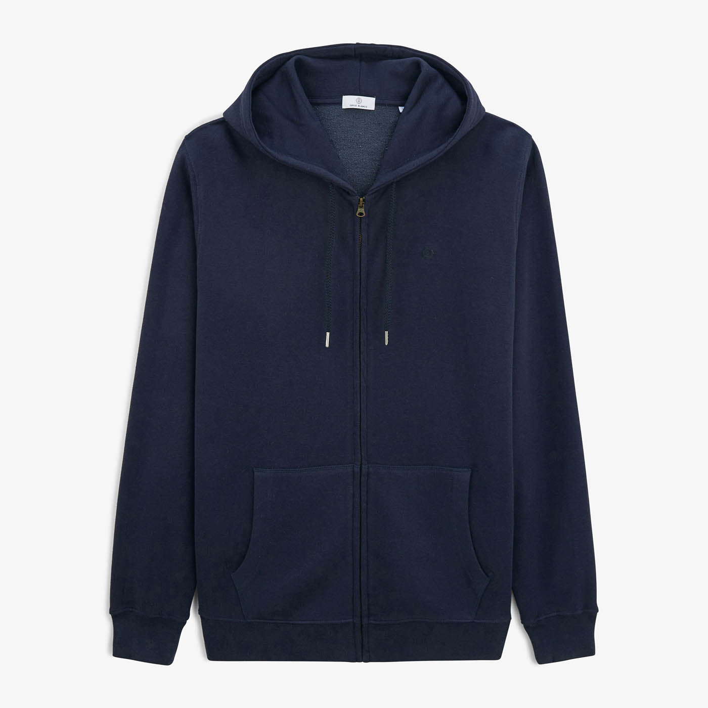 Sylvestre dark navy zipped sweatshirt