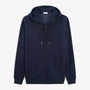 Sylvestre dark navy zipped sweatshirt