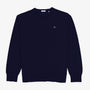 Sweat col rond Swim en coton bleu marine