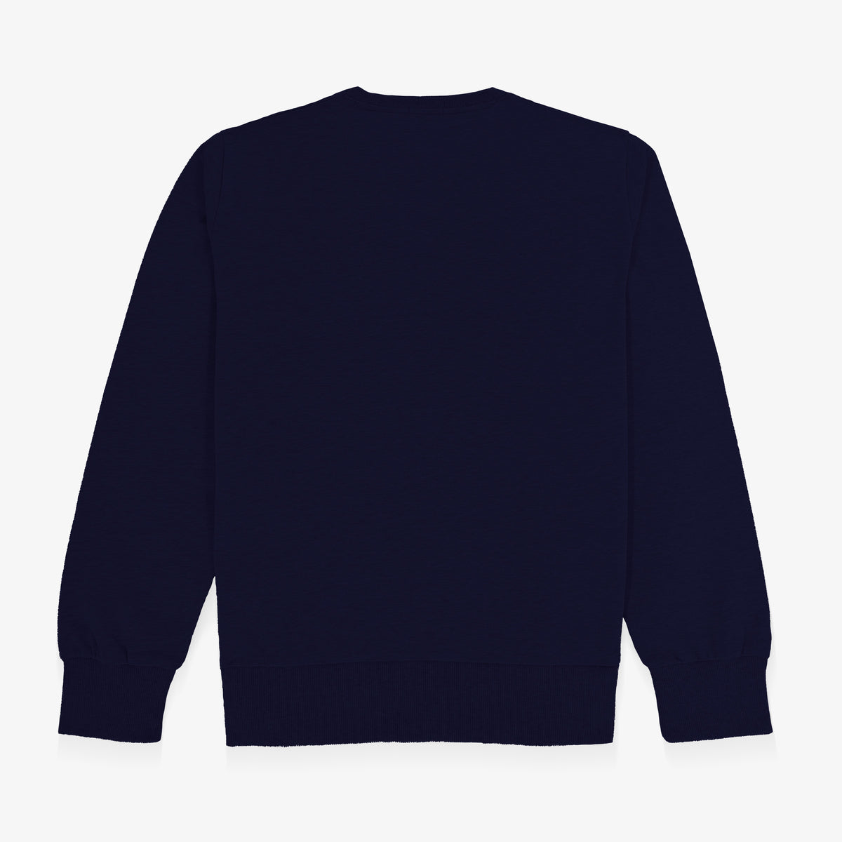 Sweat col rond Swim en coton bleu marine