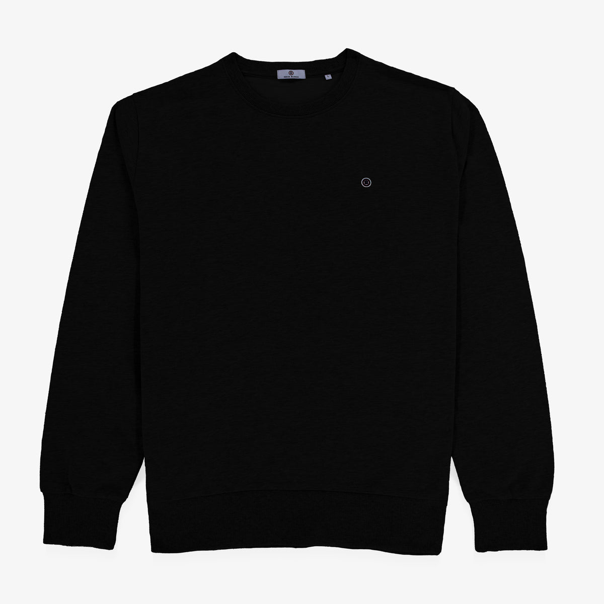 Sweat col rond Swim en coton noir