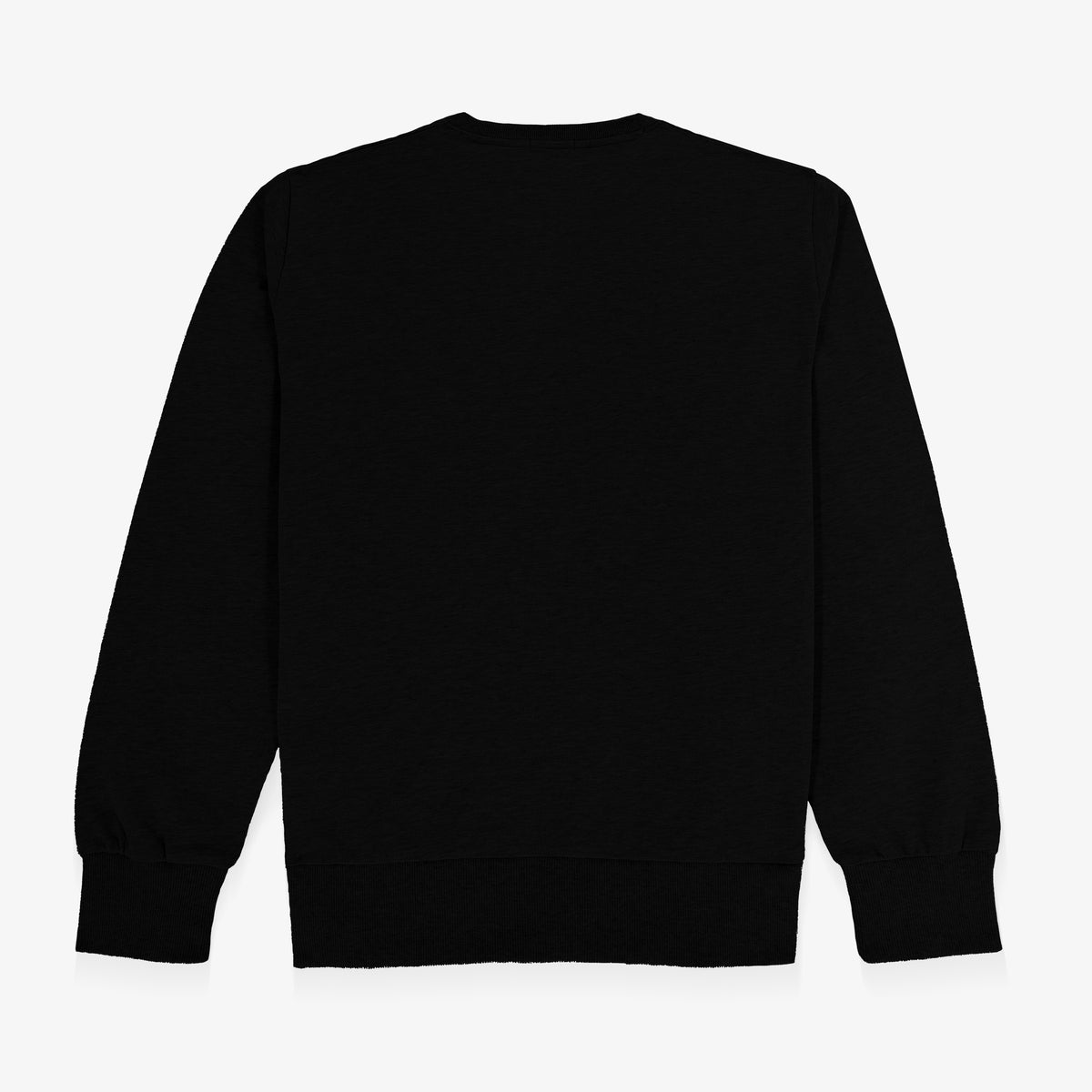 Sweat col rond Swim en coton noir