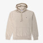 Sweat à capuche Singap en molleton gratté beige chiné